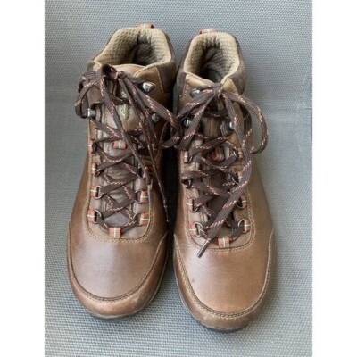 Eddie Bauer Men\'s Cairn Hiking Shoes Vibram Sole Cocoa Brown Leather Lace Up 9.5 Eddie Bauer Men main image 2