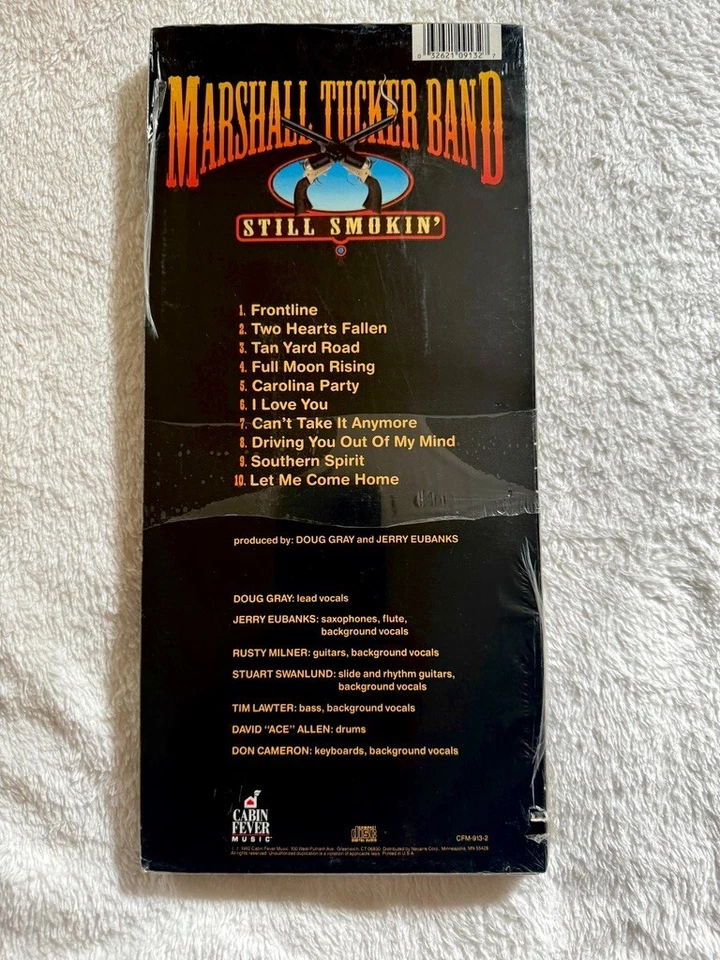 MARSHALL TUCKER BAND SEALED LONGBOX CD PROMO STILL SMOKIN' GUNS BOX PRICE TAG LP Foto 4 de 4
