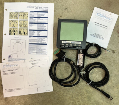 Offshore Systems / Oceanic Systems MultiTank Display 3330 & Tank Sender Adapter