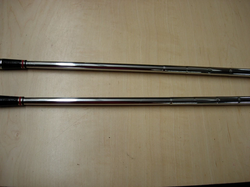 Mz LH NOS Unhit 1990's Hogan Edge S Wedge LEFT Hand steel STIFF, hardening grip - Image 4 of 4