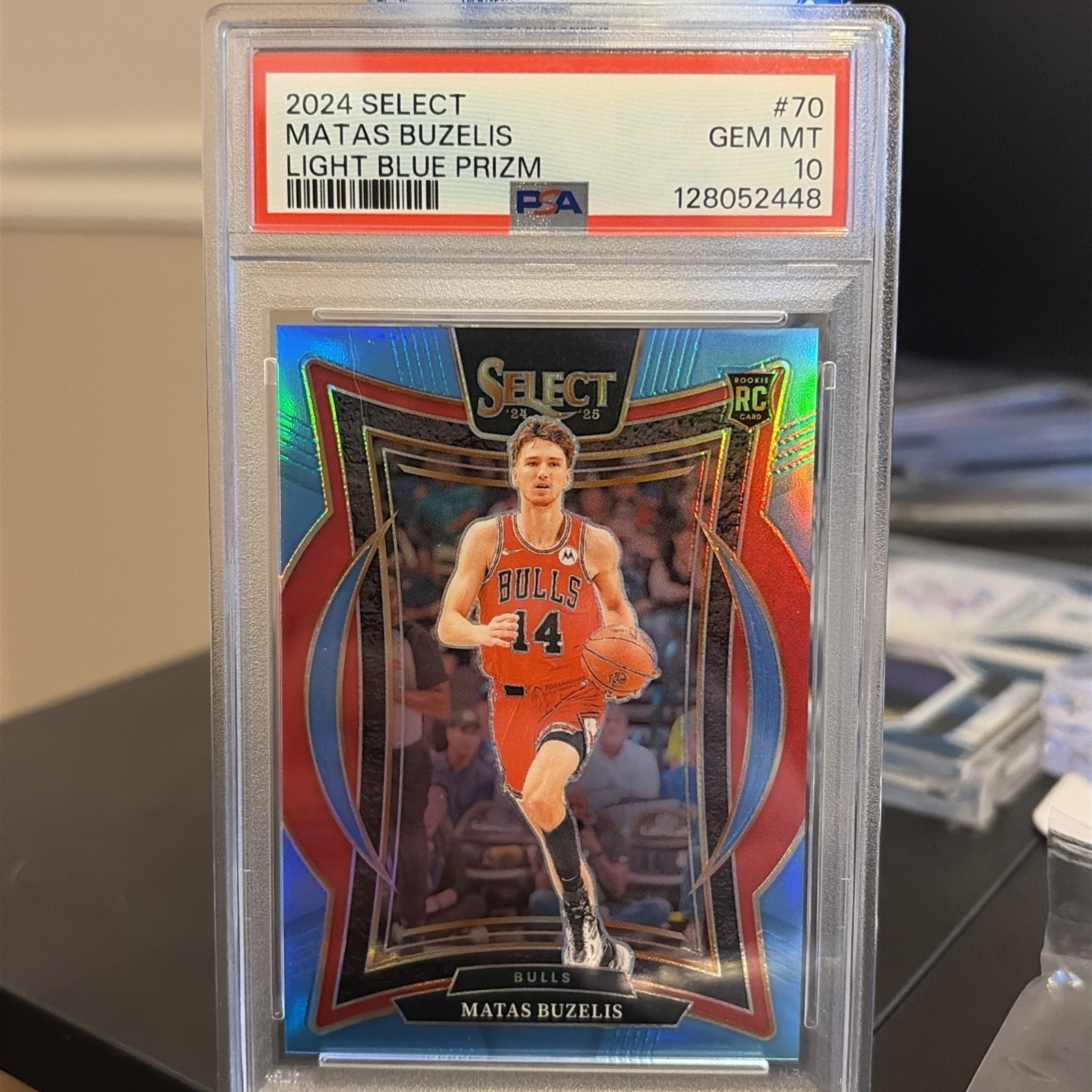 2024-25 Panini Select - Concourse Matas Buzelis #70 Light Blue Prizm /299 (RC)