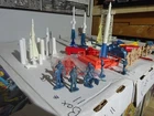 LOUIS MARX TOY SET, CAPE KENNEDY, CARRY ALL SET