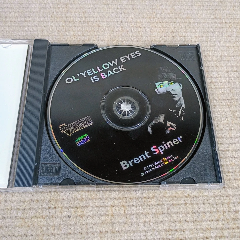 Brent Spiner - Ol Yellow Eyes Is Back CD 1994 Vocal Jazz Infinite Visions INF001 - Image 3 of 3