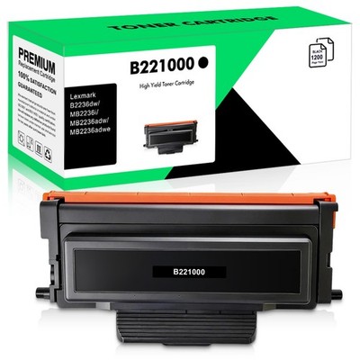 1PK B2236 B221000 Toner Cartridge Compatible for Lexmark B2236 MB2236 MB2236adwe