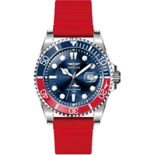 Invicta Pro Diver Date Quartz Blue Dial Pepsi Bezel Men's Watch 47164
