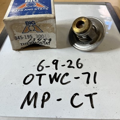 Big A Thermostat 345-195 Engine Cooling Replacement Automotive Part