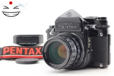 [N MINT w/ Hood ] Pentax 6x7 67 TTL Medium Format film camera T 105mm From JAPAN