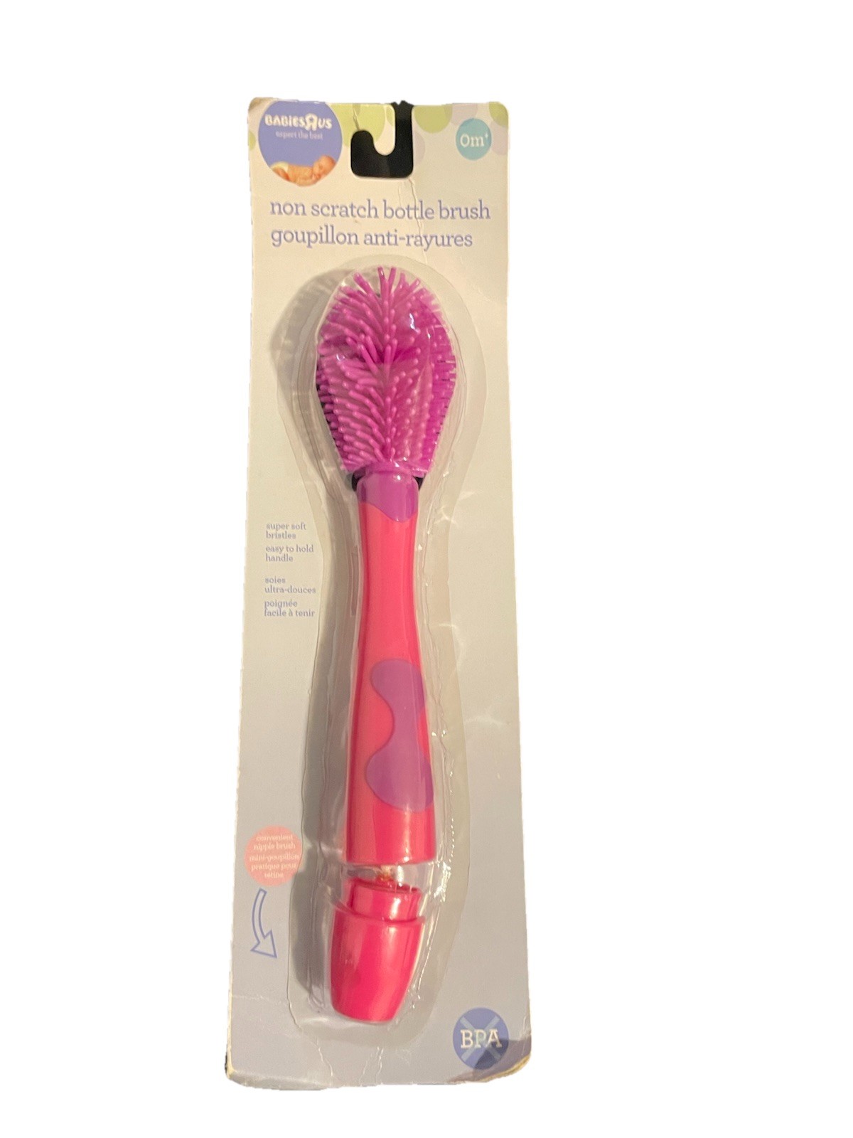 Babies R Us Non-Scratch Baby Bottle Brush BPA Free Soft Bris