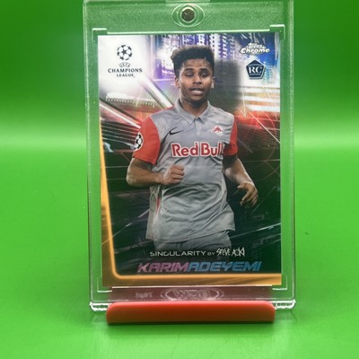 2021 Topps Chrome Steve Aoki Karim Adeyemi RC /25 Rookie Fc Salzburg 