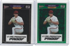 2026 Leaf Pro Set Metal Gabe Gaeckle 1/1 Pre-Production Proof Lot of 2