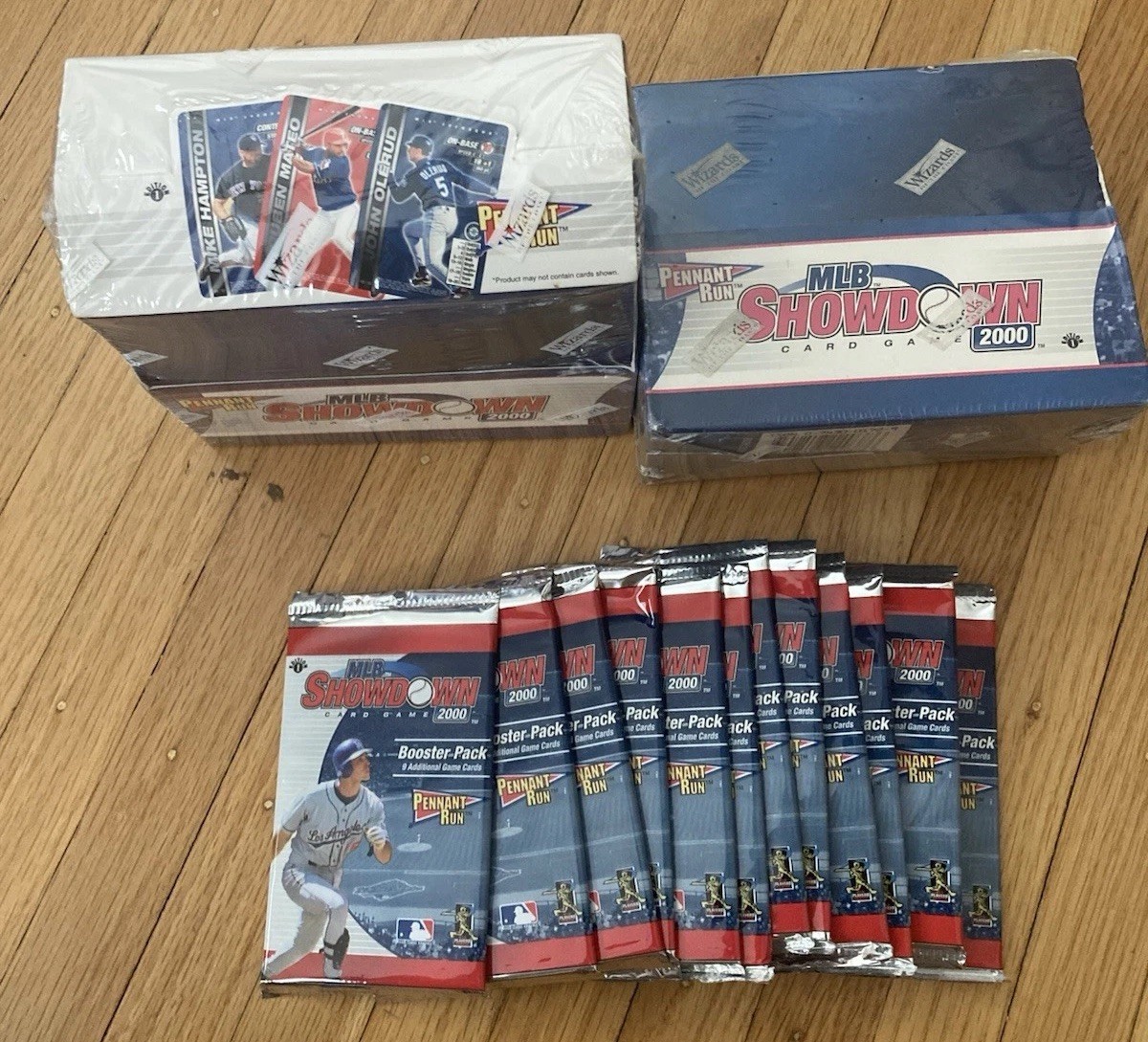 2000 MLB Showdown Booster Box Showdown 1st. Edition product Pennant Run 2  boxes