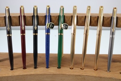 Vintage Parker 75 Kugelschreiber, 9 verschiedene Ausführungen, Artikelbeschreibung lesen