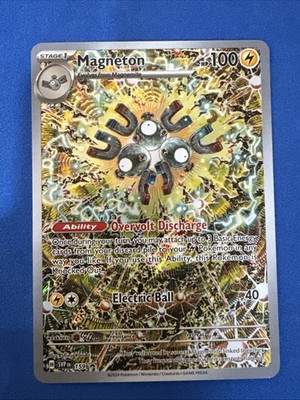Pokémon TCG Magneton SVP 159 Surging Sparks Promo Card NM Condition