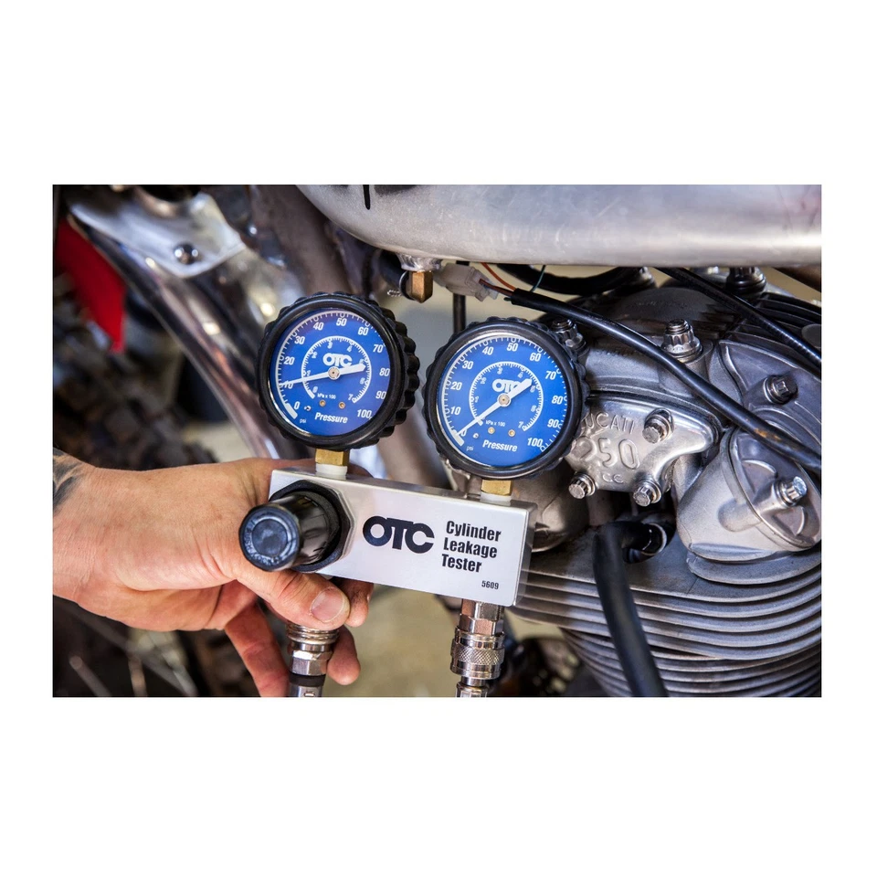 OTC 5609 Automotive Cylinder Leakage Tester Kit Diagnostic Tool (Black) - Image 3 of 3