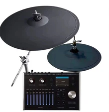 HXM M019 Electronic Drum Module Black Cymbal Bundle Kit for Roland Alesis Lemon