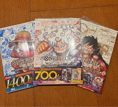 ONE PIECE CARD GAME 1st 2nd 3rd ANNIVERSARY COMPLETE GUIDE Japanese Set w/Promo