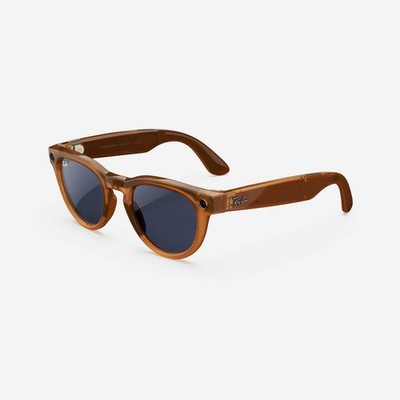 Refurbished  Ray-Ban Meta Headliner (Gen 1), Shiny Caramel Transparent / Clear t