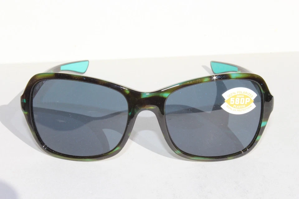 Gafas de sol COSTA DEL MAR Kare polarizadas 580P para mujer pasto marino/gris NUEVO Foto 3 de 4