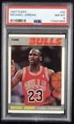 Michael Jordan Chicago Bulls 1987 Fleer Basketball Card #59 PSA 8 Near Mint