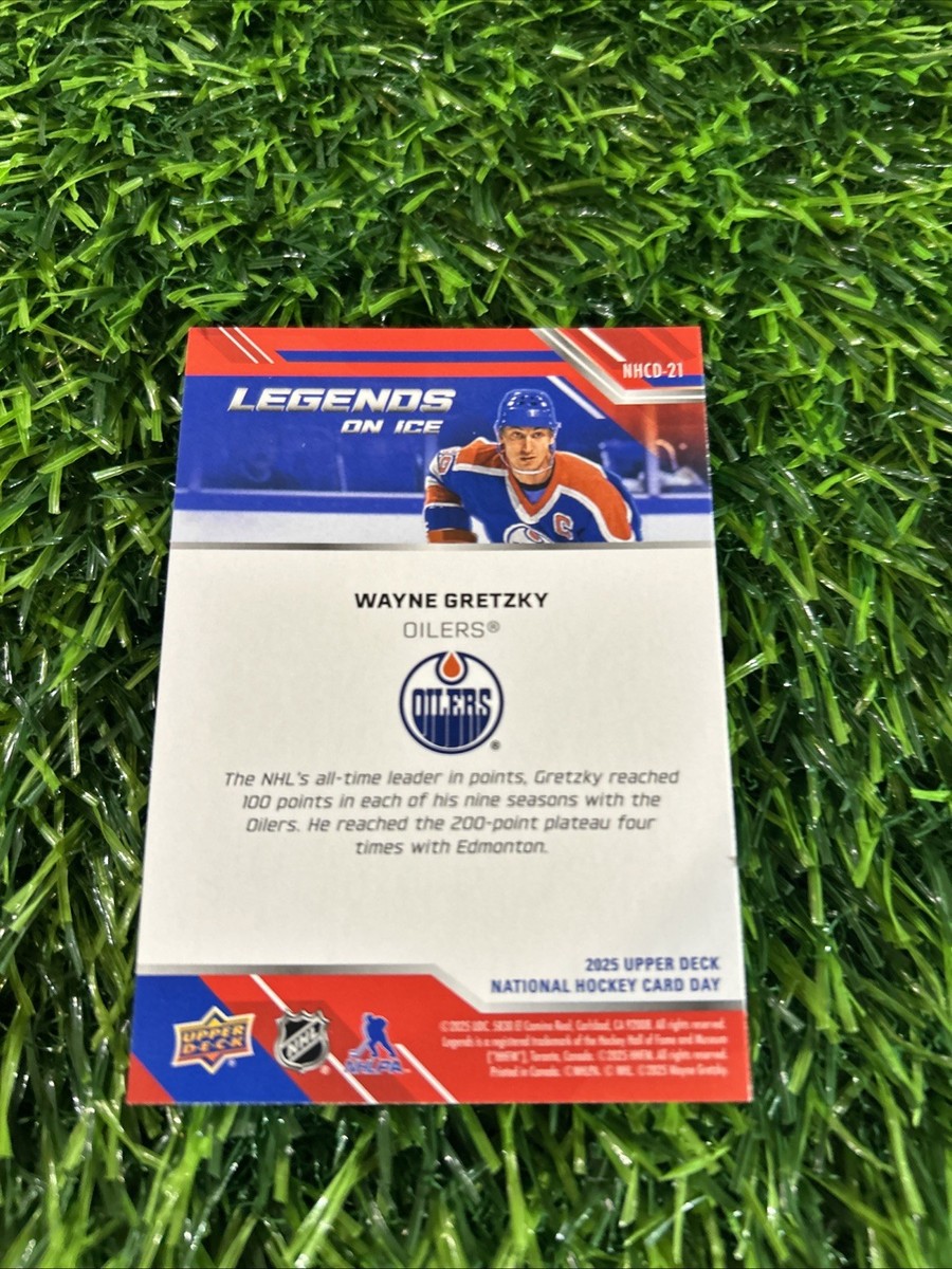 2025 UD National Hockey Card Day Legends On Ice NHCD-21 Wayne