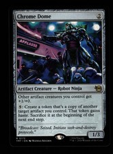 Chrome Dome TMT 172 R Foil MTG TMNT NM