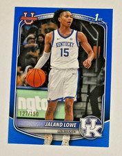 2025-26 BOWMAN JALAND LOWE 1ST ROOKIE BLUE SP /150 KENTUCKY WILDCATS COLOR MATCH