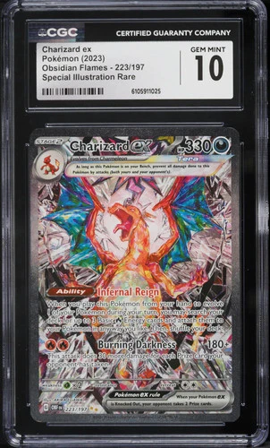 2023 Pokemon Obsidian Flames SIR Charizard ex #223 CGC 10