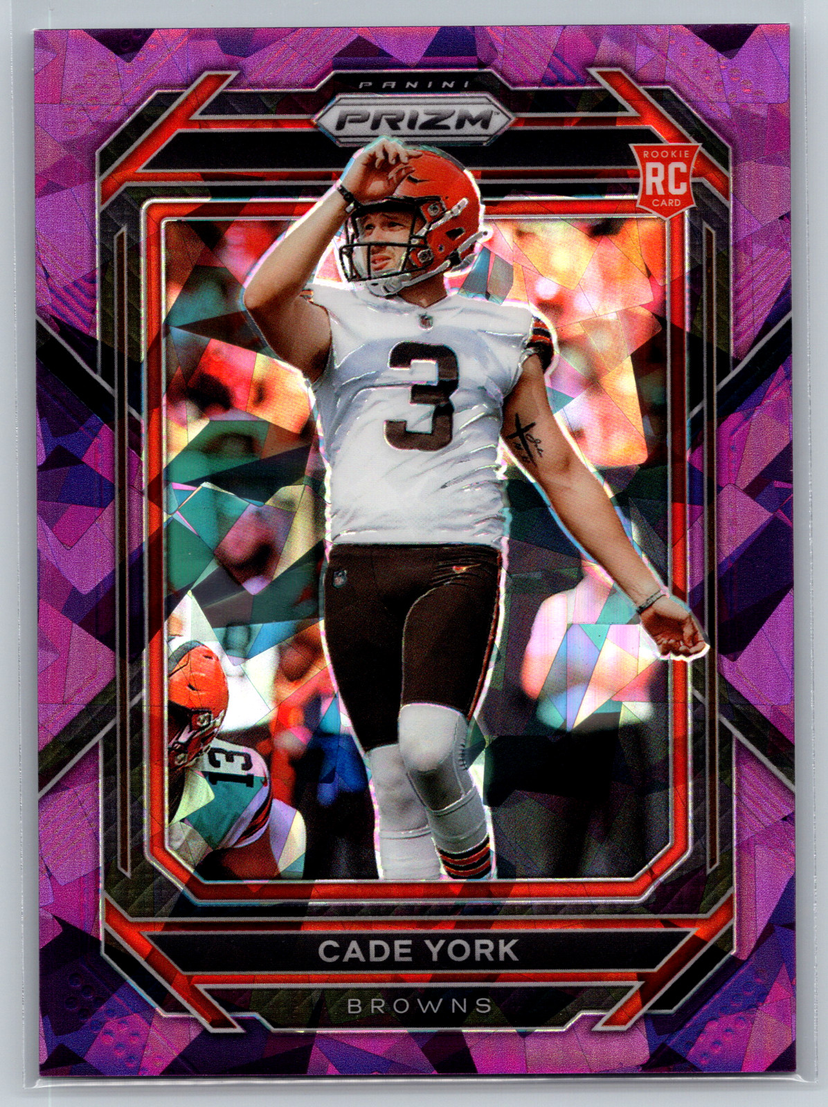 Cade York Panini Prizm #400 Purple Ice