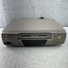 Sanyo VWM-380 4 Head Hi-Fi VCR VHS Player Video Cassette Recorder Tested Working