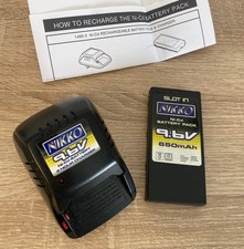 Nikko Evo Chargeur et Batterie 9,6 V - Accu NIKKO d'origine - Battery 9.6V