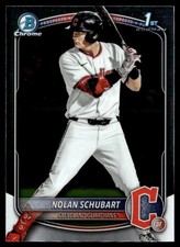 2025 Bowman Draft Chrome Nolan Schubart Cleveland Guardians #BDC-192