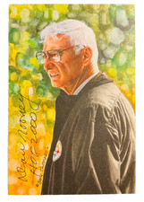 Pittsburgh Steelers DAN ROONEY auto autographed signed Goal Line Art INSCRIPTION