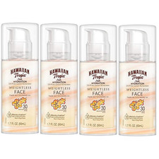Silk Hydration Weightless Face Lotion Sunscreen SPF 30 1.7 fl.oz Each Pack of 4