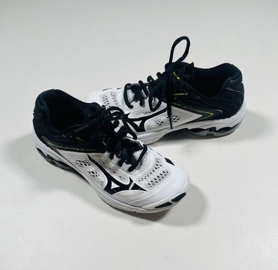 Mizuno Wave Lightning Z3 Volleyball Shoes Size 8 White Black Indoor