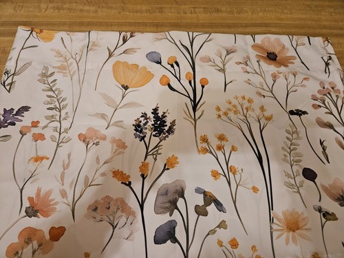 Blumen Frühlingsvolant, gelb & blau 53×18. Neu! - Bild 1 von 2