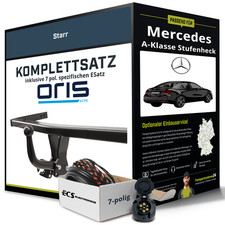 Für MERCEDES A-Klasse Stufenheck Typ V177 Anhängerkupplung starr +eSatz 7pol 18-
