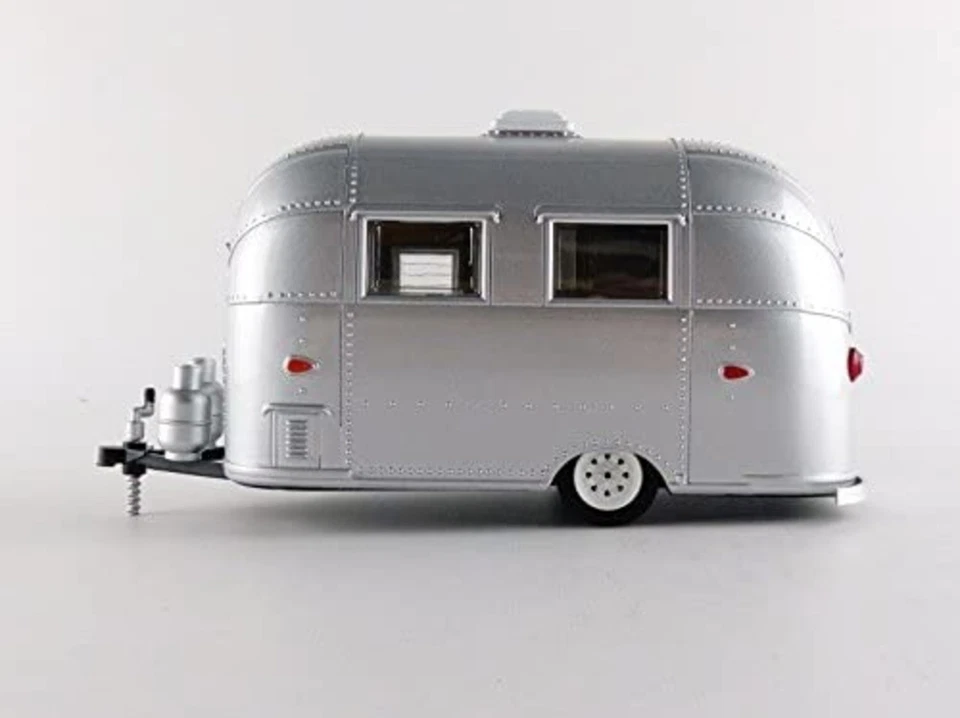 Airstream 16 Bambi Roulotte Caravan 1960 Silver Greenlight 1:24 Nuovo - Immagine 3 di 4