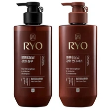 Ryo Black Soybean Hair Root Strength & Volume Shampoo & Conditioner Set 480ml