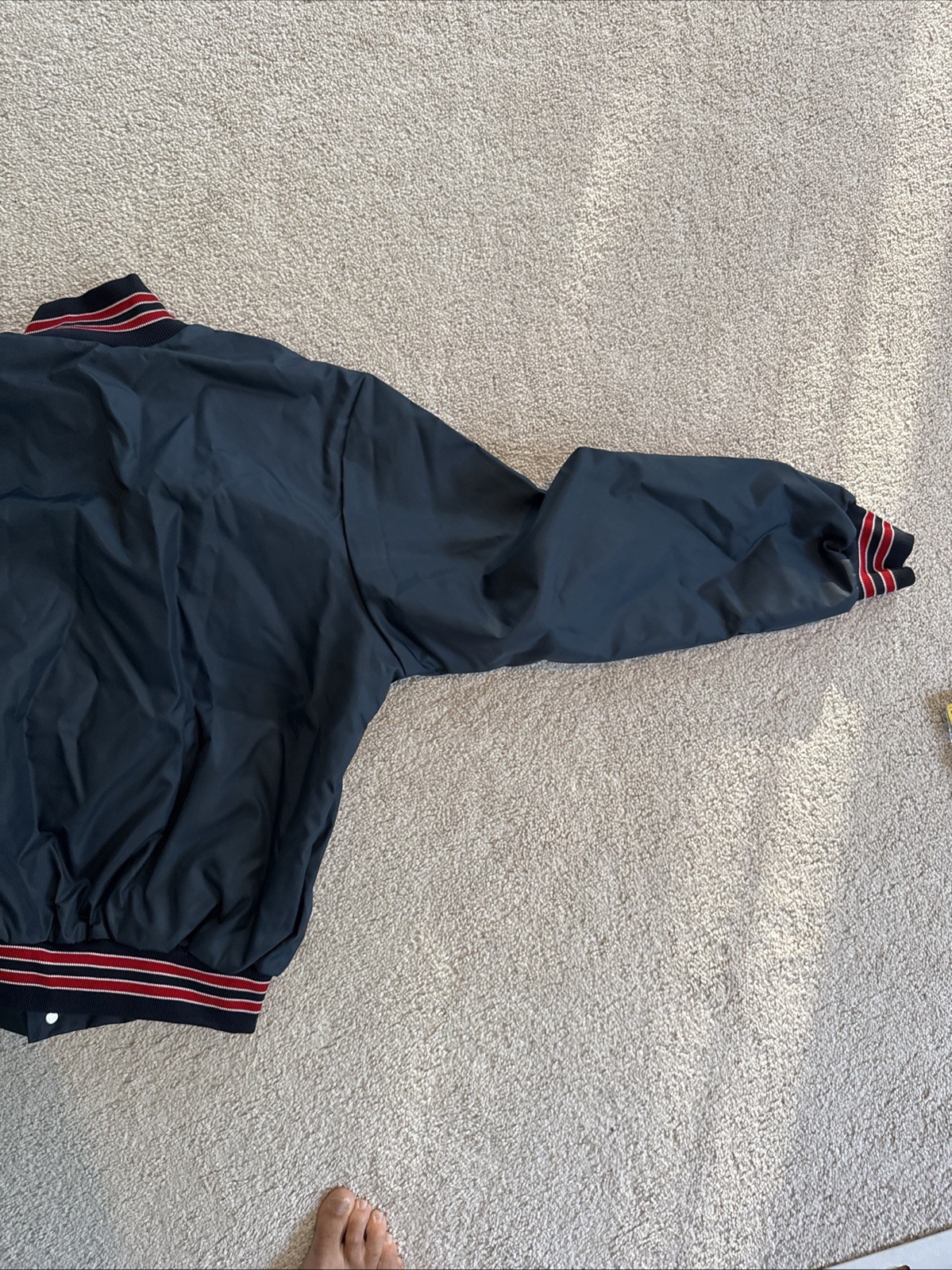 Mens Embroidered Logo UTZ Bomber Worker Jacket Hanover, PA XL Nylon Monogrammed