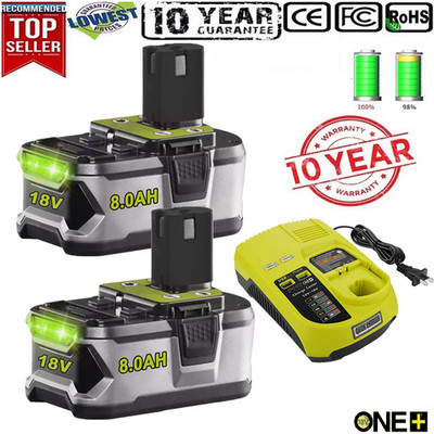 Für Ryobi P108 Akku 18V 5,0Ah Lithium One Plus RB18L50 Batterie  9,0Ah