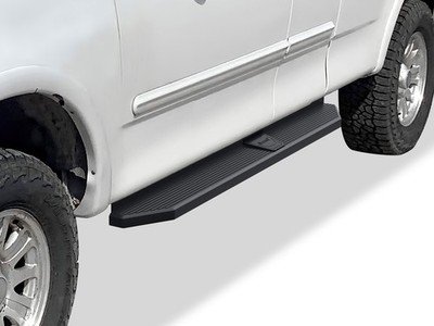 APS Black Flat Running Boards Fit 99-03 Ford F150 F250 Light Duty Super Cab