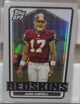 2007 Topps DPP JASON CAMPBELL (Commanders) Chrome Silver Refractor #13 30/125