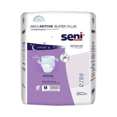 Seni Disposable Underwear Medium Heavy 20 Ct