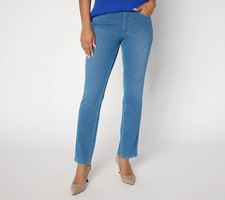 Belle by Kim Gravel Women Reg Flexibelle Straight-Leg BelleCurve Jean A711572