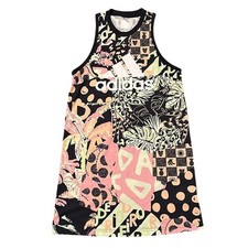 NWT Adidas x Farm Rio Multicolor Cotton Tank Dress Size Small Summer Festival