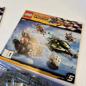 LEGO 8863 World Racers: Blizzard's Peak- 99.9% Complete - Read