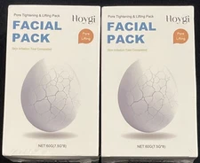 2X-Hoygi Facial Pack - Pore Tightening & Lifting  8 Masks - 7.5 g each Exp 07/27