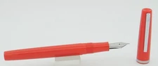 Esterbrook A101 Orange & Chrome Aerometric Fountain Pen - 1950's - 2668 M Nib