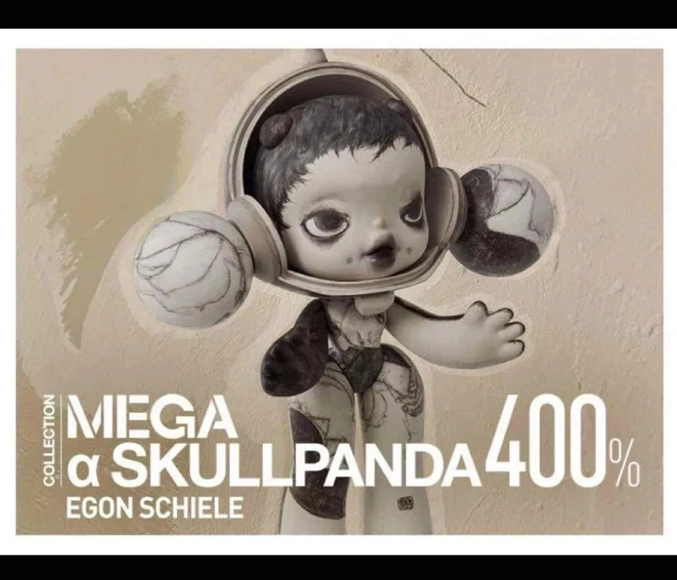 新品✨️MEGA α SKULLPANDA 400% Egon Schiele 4_e34e31c8-7a3c-4783-b0a3-