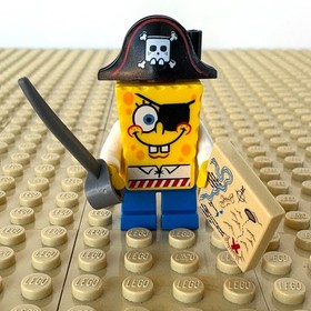 LEGO, SpongeBob: Pirate SpongeBob, bob032, SWORD, MAP, 3817 FLYING DUTCHMAN 2012